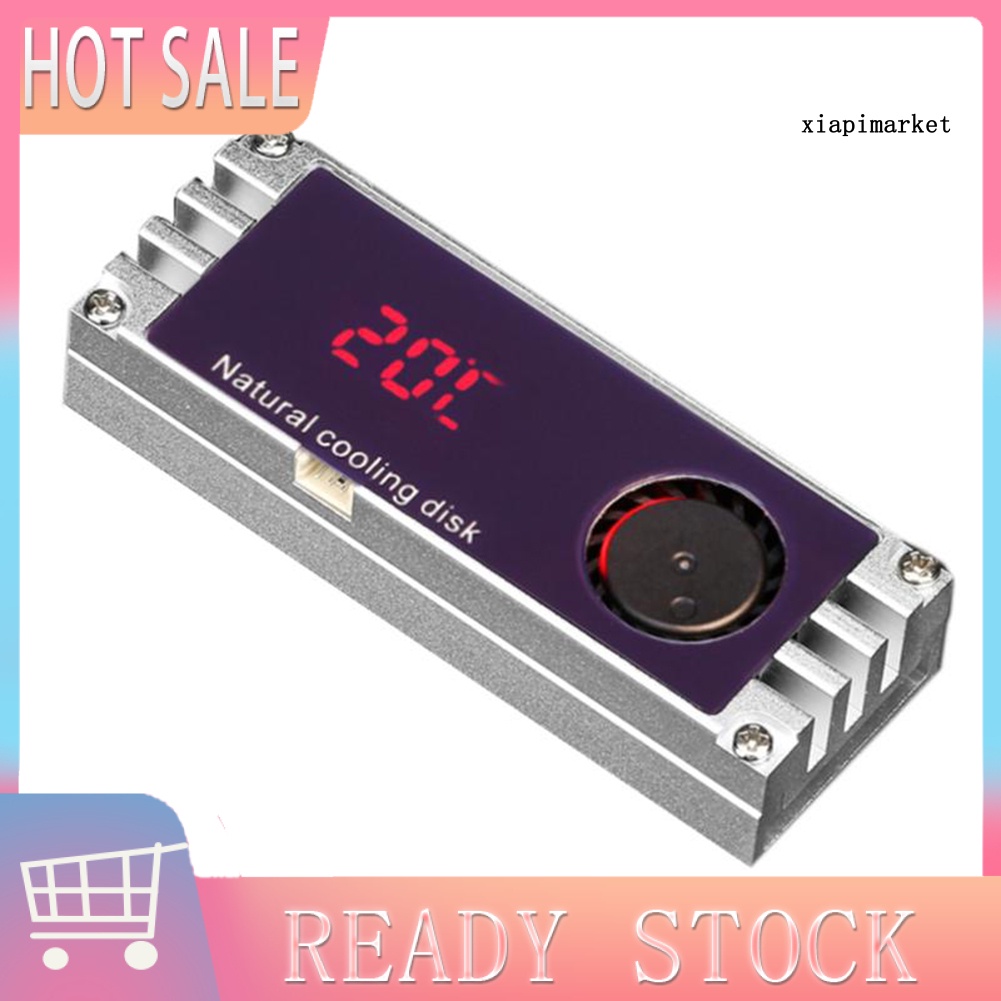 Quạt Tản Nhiệt Màn Hình Hiển Thị Nhiệt Độ Bằng Nhôm Cho Nvme Ssd M.2 | BigBuy360 - bigbuy360.vn