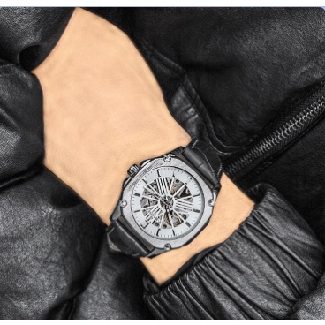 Đồng hồ cơ nam T-winner lộ máy