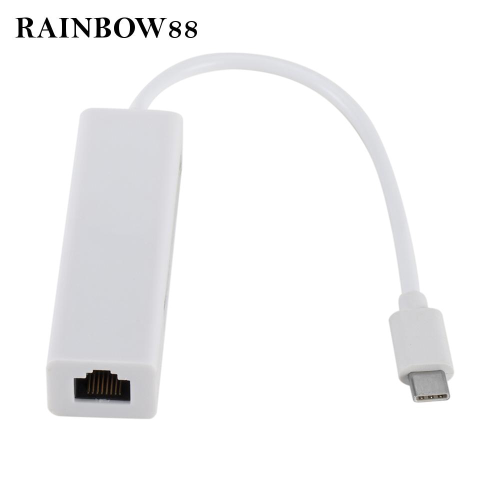 Thiết bị chuyển đổi USB C sang 3 cổng RJ45 màu trắng cho MacBook Pro chất lượng cao | BigBuy360 - bigbuy360.vn