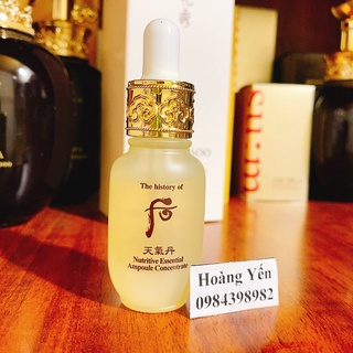 Tinh chất Whoo Nutritive Essential Ampoule concentrate chống lão hoá chuyên sâu 8ml