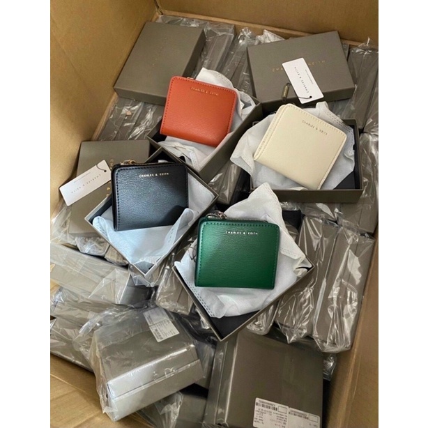Ví gập C N K khoá kéo fullbox