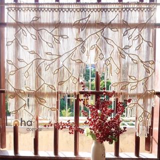 Rèm treo cửa trang trí macrame