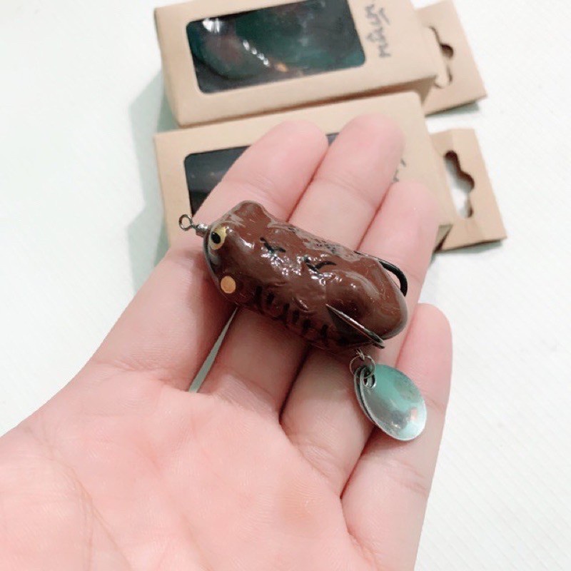 Mồi giả nhái hơi Frog Toon V1 V2 V3 V4 Thái Lan - Chuyên câu Lure siêu nhậy can cau 24h 8hd7dgdj