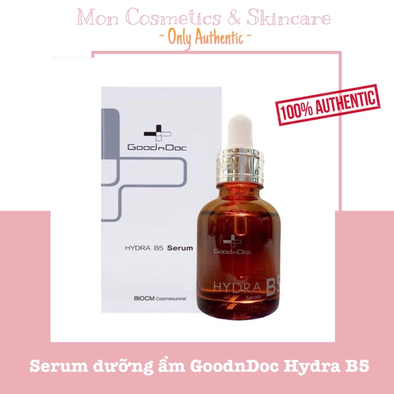 Serum Dưỡng ẩm phục hồi, sáng da GoodnDoc Hydra B5 30ml