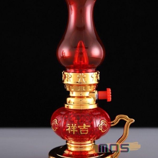 Đèn dầu điện bóng led dùng pin Mos Shop