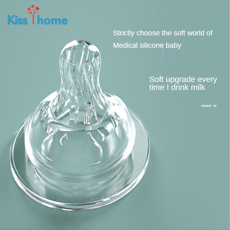Bình sữa có tay cầm và ống hút bằng nhựa PP chống rơi cho bé sơ sinh