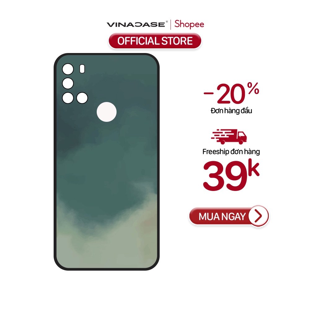 Ốp lưng Vina Case Vsmart Joy 3/Joy 4/Bee 3/...Silicone TPU dẻo đen viền bảo vệ camera in hình Water Colour
