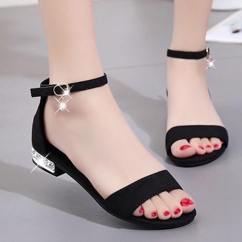 Giày Sandal xỏ ngón phong cách Hàn Quốc trẻ trung dành cho nữ