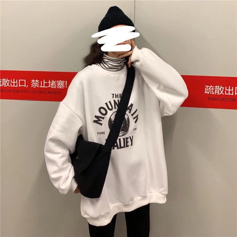NRVP Áo Hoodie Nữ Tay Dài Thời Trang Hàn Quốc 2021