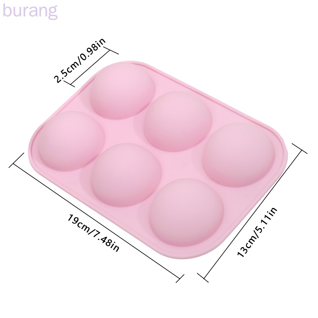 Khuôn silicone làm bánh/ socola hình tròn tiện lợi
