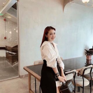 SET SƠMI FORM DÀI + CHÂN VÁY LỆCH TÀ