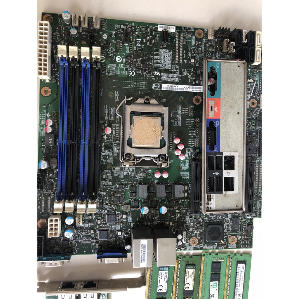 Trọn bộ combo cpu,ram,main intel,card lan cho server bootrom phòng nét