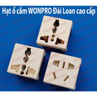 Mặt, hạt ổ cắm-công tắc WONPRO Đài Loan cao cấp