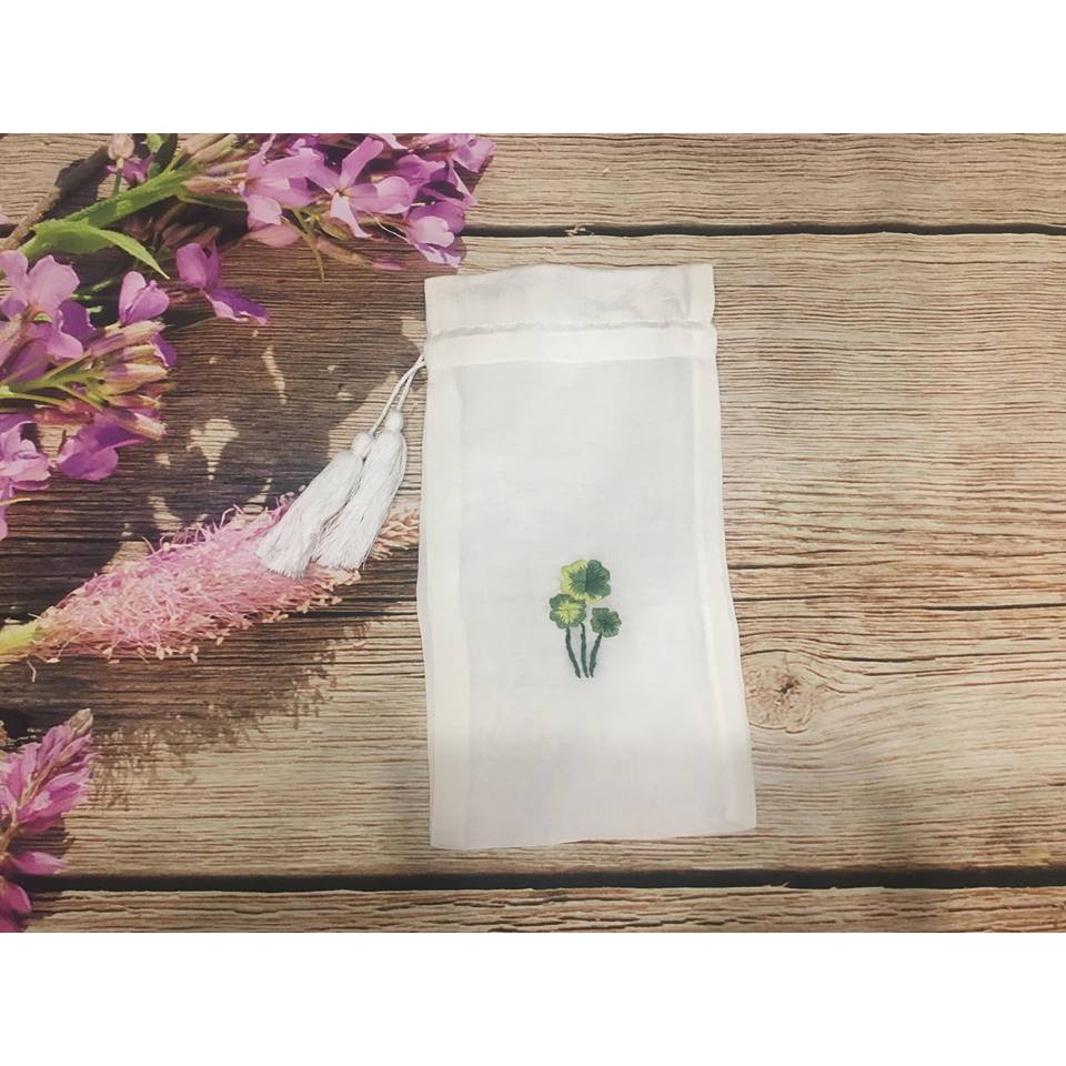 Túi Thơm Lụa Tơ Tằm Thêu Tay