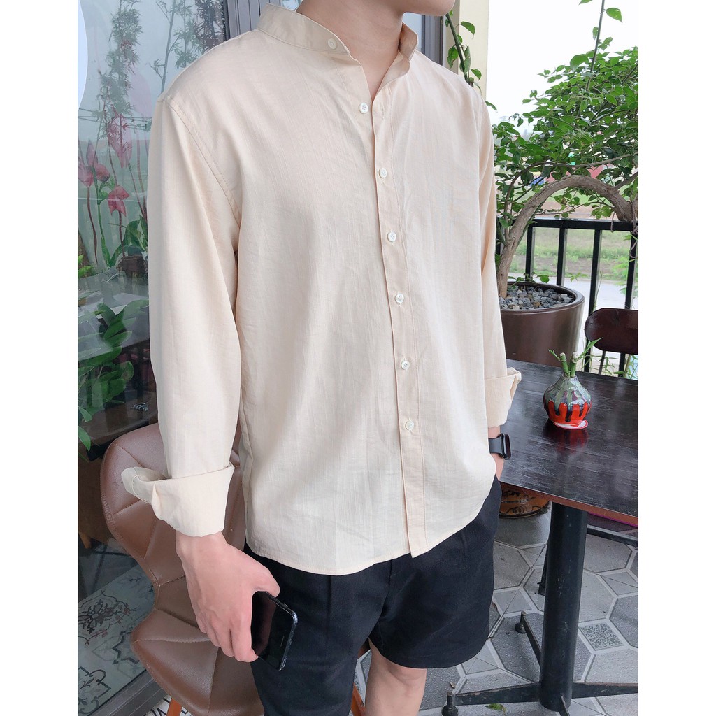 [ FREESHIP ] Sơ mi đũi dài tay cổ trụ | BigBuy360 - bigbuy360.vn