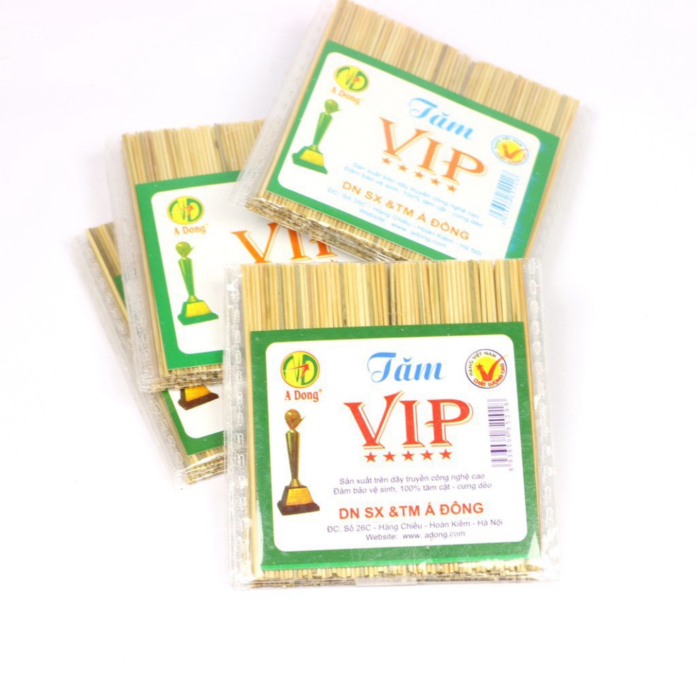 Tăm VIP Á Đông Chính hãng giá rẻ 1 vỉ 5 gói