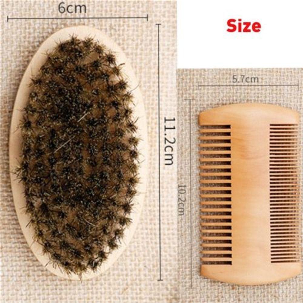 Lược Chải Râu Bằng Gỗ Chăm Sóc Da Mặt