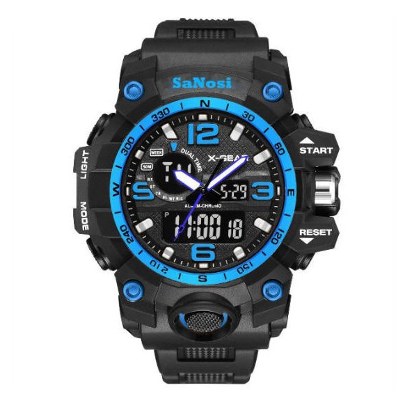 Đồng hồ thể thao nam SANOSI điện tử đẳng cấp Quân đội Siêu chống nước