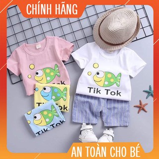 Quần áo trẻ em rẻ đẹp bộ cá Tik Tok