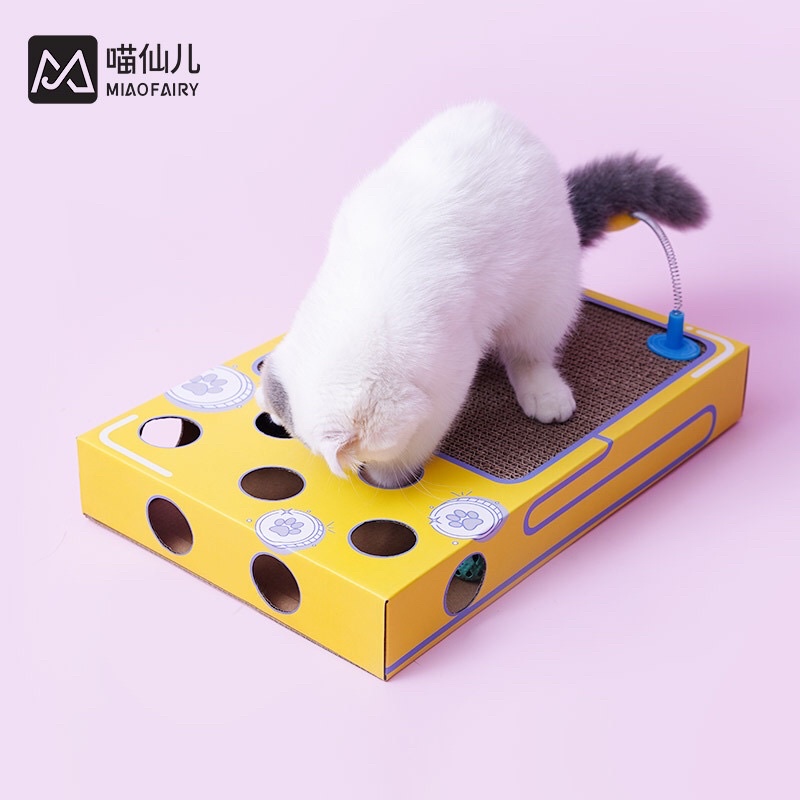 ĐỒ CHƠI CHO CÁC BÉ MÈO 2in1 BÀN CÀO CHO MÈO