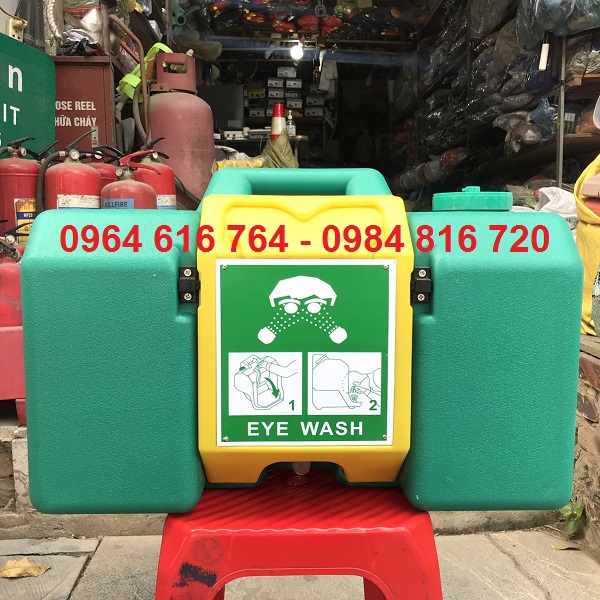 Bồn rửa mắt khẩn cấp HAWS 7501, bòn rửa mắt di động 35 lít