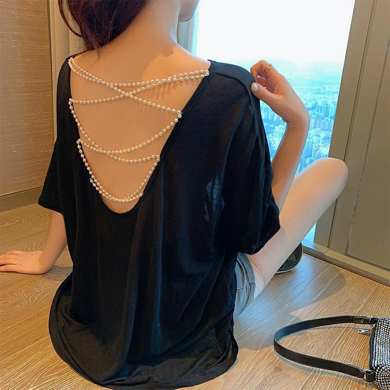 (Ảnh thật)Áo lưng đan ngọc Bigsize 60-90kg hothit