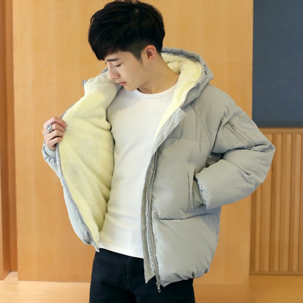 ÁO PHAO NAM LÓT LÔNG SIÊU ẤM MẶC MÙA RÉT ĐẠI HÀN PHONG CÁCH HÀN QUỐC DÁNG BOOMBER