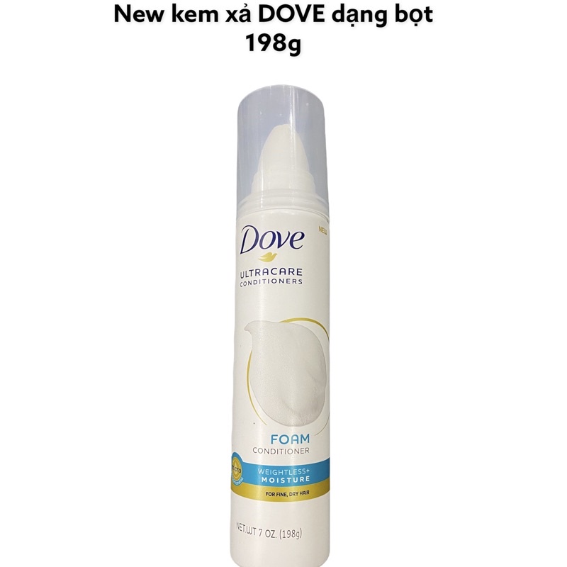 Kem xả Dove dưỡng dạng bọt siêu nhẹ dành cho tóc khô