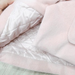 Áo dạ hồng baby