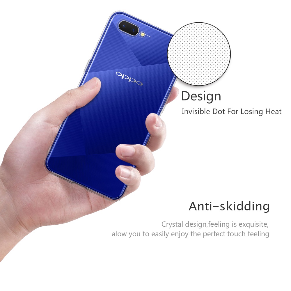 Ultra Ốp Điện Thoại Silicon TPU Mềm Trong Suốt Cho OPPO A1 Pro A3 A3s A5s A5 A9 A7 A8 A11 A11x A12 A12e A15 A15s A16 A16e 16K A16s