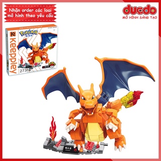 Keeppley B0108 Lắp ghép Pokemon Charizard - Đồ chơi Xếp hình Mô hình Pikachu