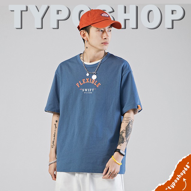 Áo thun unisex - Áo phông tay lỡ, form rộng, dáng unisex, hình in flexible TYPO shop | BigBuy360 - bigbuy360.vn