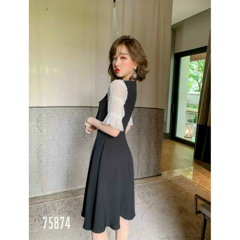 ĐẦM UM PHỐI VOAN NỮ SIÊU XINH HOT HOT CHO CÁC QUÝ CÔ