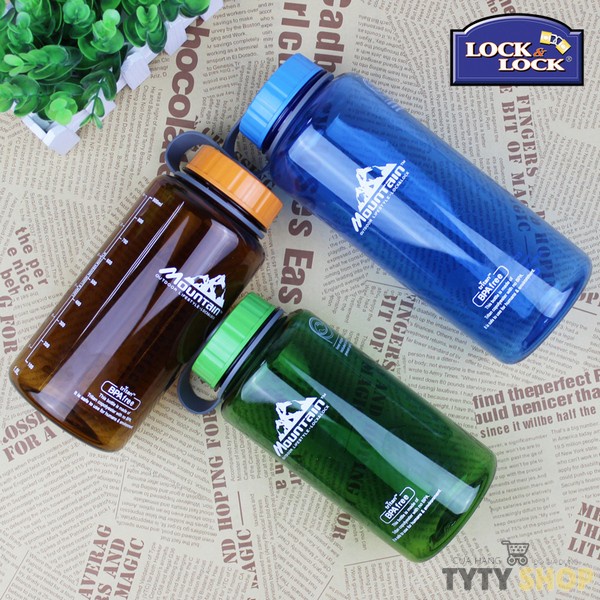 Bình nước nhựa Tritan Lock&Lock Mountain dung tích 1L ABF610
