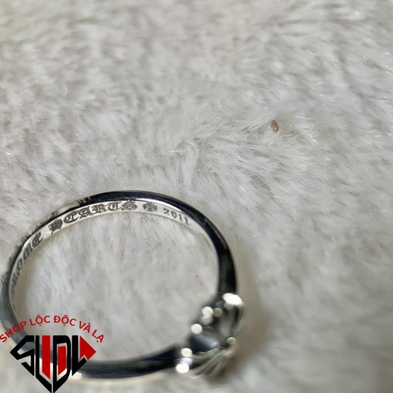 Nhẫn unisex Chrome Heart Bubblegum Plus  bạc 925 và vàng 22K cao cấp fullbox