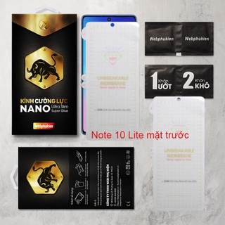 Miếng dán PPF TPU cho Samsung Galaxy S9 Plus/S8 Plus/S7 Edge/Note 8/Note 9/Note 10 Plus/Note 10/Note 20/Note 20 Ultra