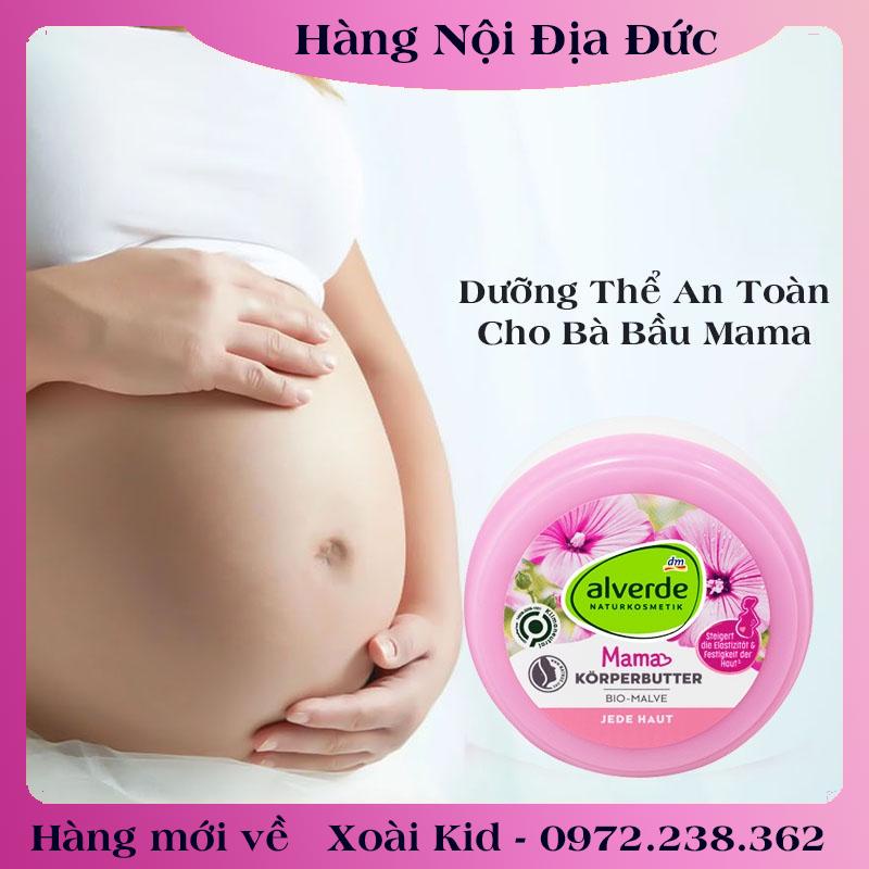 [auth] Sữa tắm và dưỡng thể Alverde Mama cho bà bầu và sau sinh của Đức [Hot]