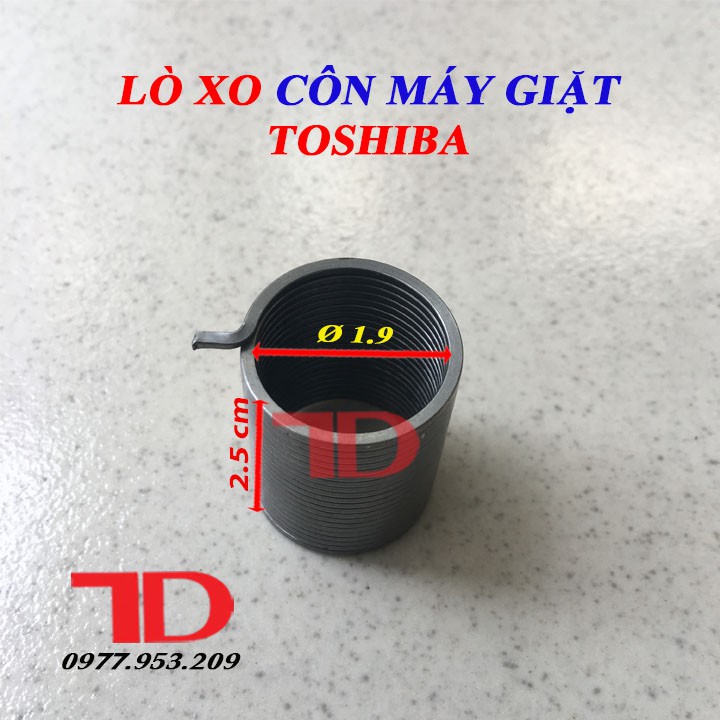 Lò xo côn máy giặt Toshiba cao 2.5 cm