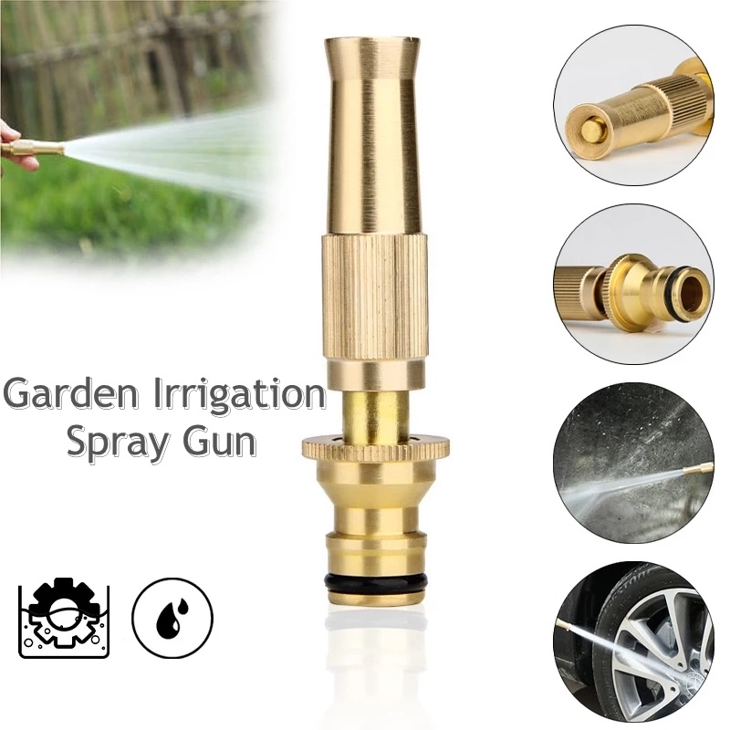 1 Vòi Phun Nước Tưới Vườn Áp Suất Cao Chống Rò Rỉ Có Thể Điều Chỉnh