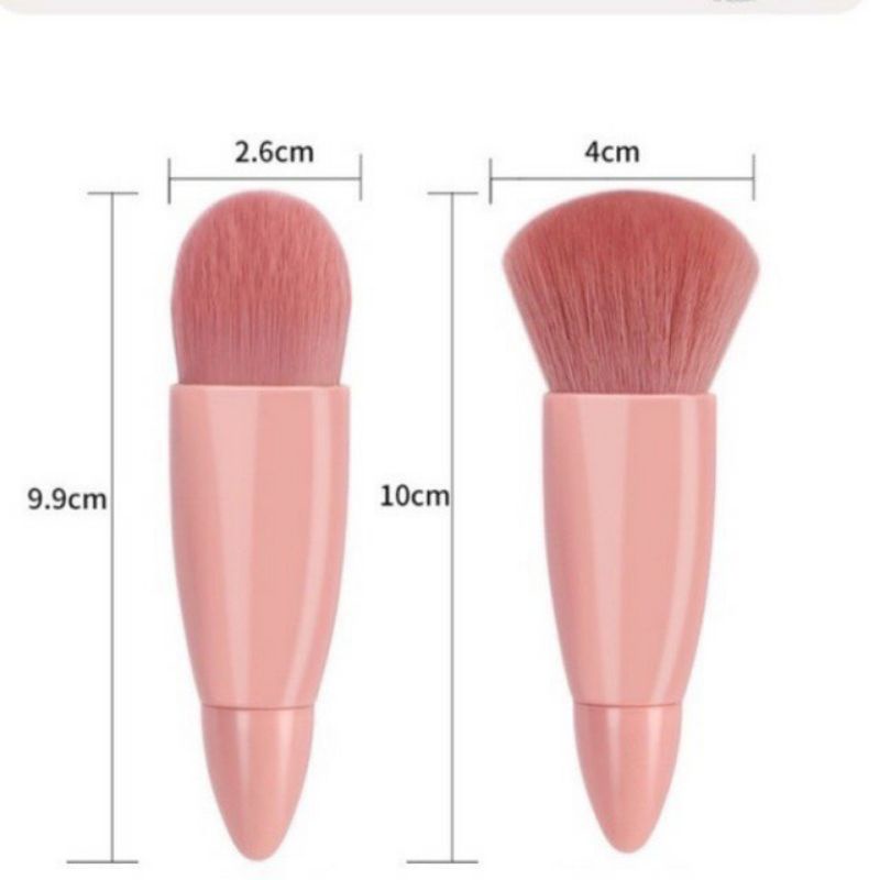 Bộ set cọ trang điểm make up cá nhân 5 món lông mềm mượt dễ tán