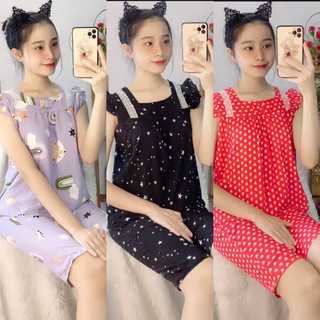 Bộ lụa hàn lững, quần có túi, 40 đến 60kg, ành thật
