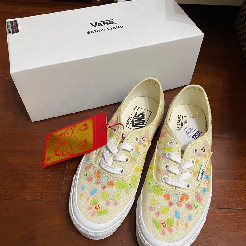 GIÀY VAN.S SANDY LIANG CREAM BABY CUTE LAI AU