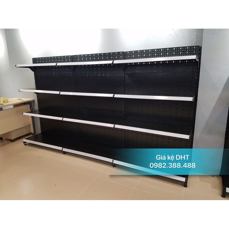 Kệ để hàng siêu thị màu đen(Cao 1m5 dài 90cm)