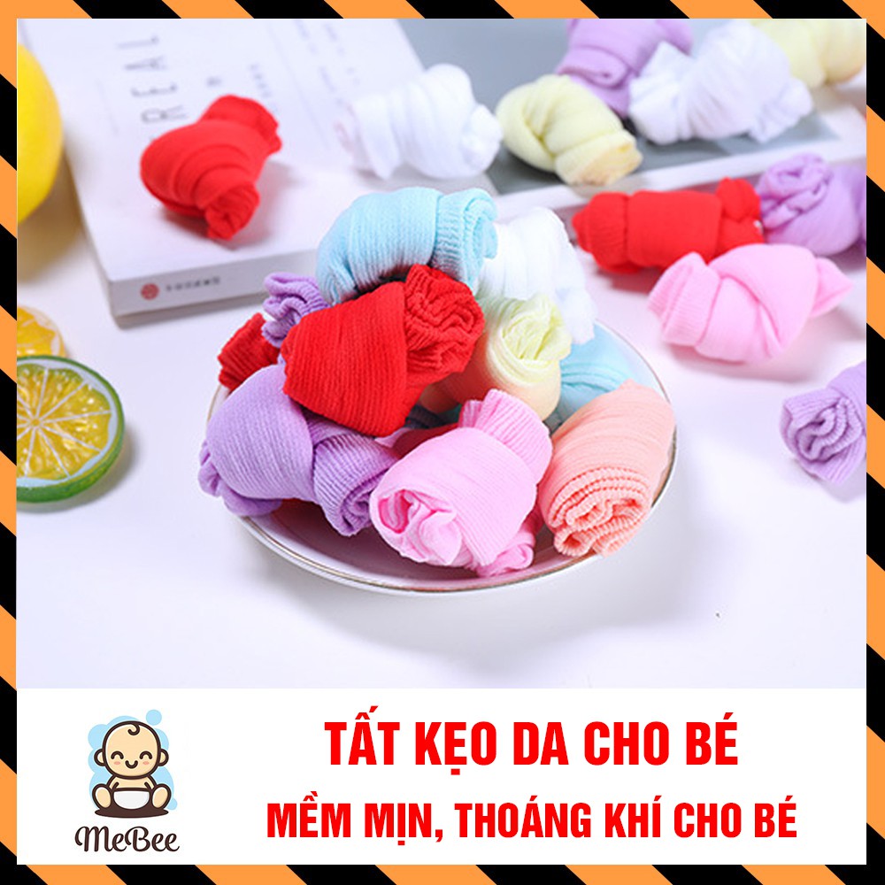 Set 5 Đôi Tất Kẹo Thoáng Khí Cho Bé 0- 2 Tuổi -Tất Da Cho Bé