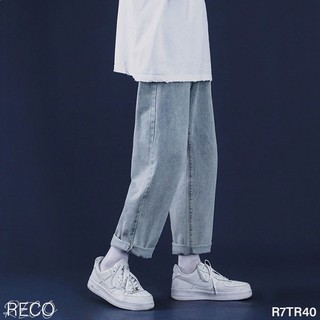 Quần jean nam nữ Hàn Quốc cao cấp dáng rộng Trousers Loose R7TR40