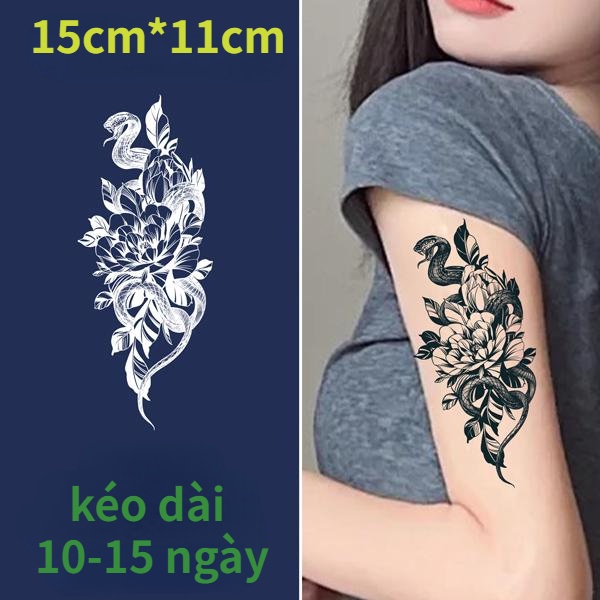 【SIYA Magic Tattoo】Hình Xăm Dán Tạm Thời 10-15 Ngày Chống Nước 15CM*11CM