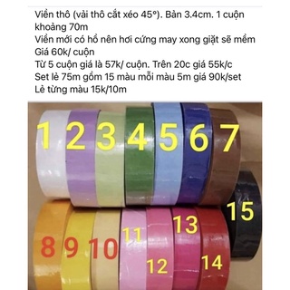 Viền thô 2set 180k sale còn 170k