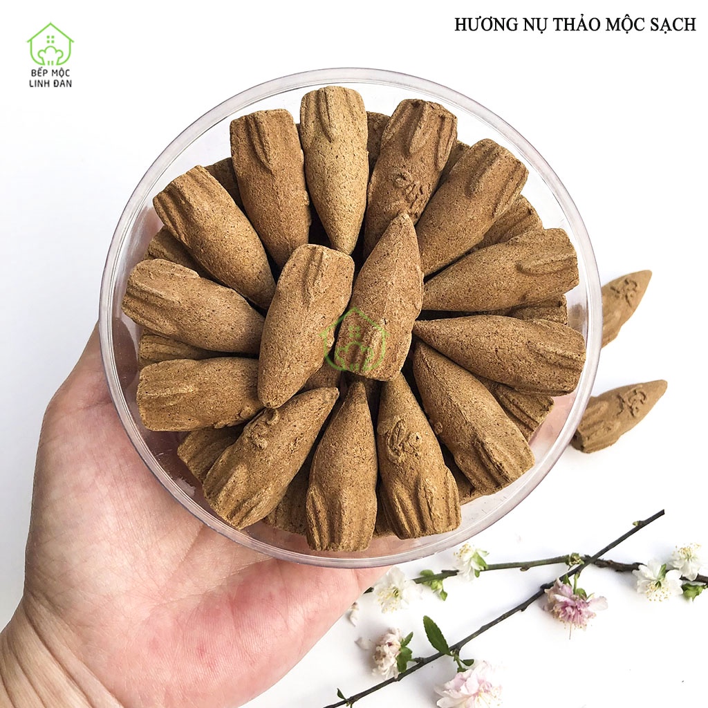 Nhang Nụ Búp Sen Thảo Mộc Nguyên Chất HAHANCO  Hương Thơm Dịu Nhẹ
