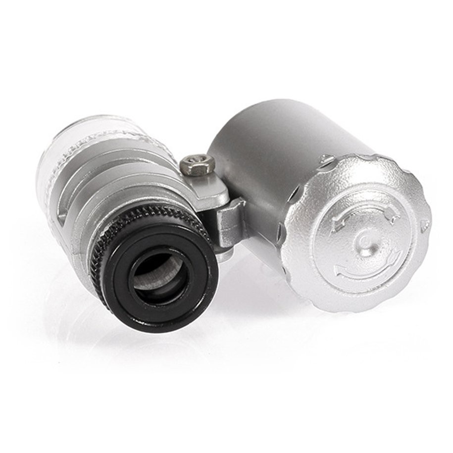 Kính hiển vi cầm tay có đèn LED dễ điều chỉnh ánh sáng 60X