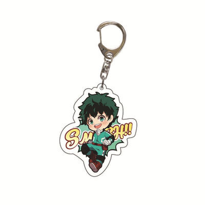 Móc Khóa Nhựa Acrylic Hình Nhân Vật Todoroki Shoto Midoriya Izuku Trong Phim My Hero Academia